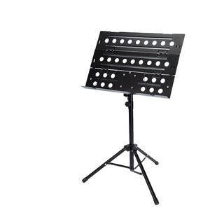 Support de musique universel pliable réglable à trois sections, robuste et relevable, avec sac de rangement pour guitare, <span class=keywords><strong>violon</strong></span>, guzheng et <span class=keywords><strong>table</strong></span> - Product Image 1