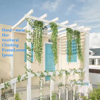 Plante artificielle suspendue pour mur de mariage MCG Home, décoration de feuillage, guirlande de lierre en plastique, type de plante en herbe, toucher naturel, simple