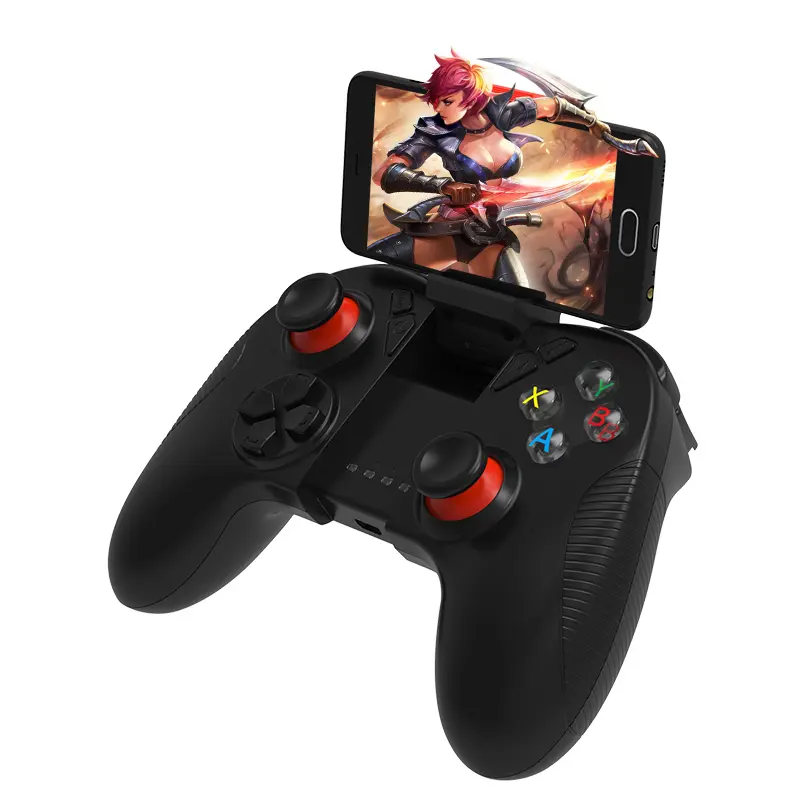 VR SHINECON Joystick VR dengan CE, pengontrol jarak jauh nirkabel V5.0 gigi biru mendukung ponsel pintar IOS & Android