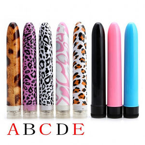 Mini proiettile da 7 pollici massaggio vibrante stimolazione clitoridea 10 frequenza Fashion Design capezzolo leopardo giocattolo del sesso delle donne - Product Image 1