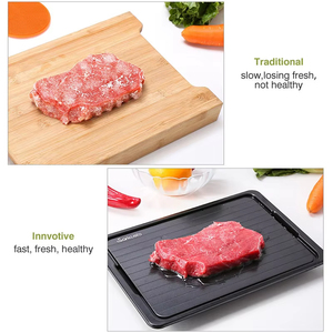 Wholesale Quick-Defrosting Aluminium Tray Fast Thaw Frozen Food Meat Fruit-<b>Kitchen</b> <b>Gadgets</b> - Product Image 6