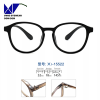Monture de prescription carrée TR90 sur mesure OEM, taille 52-18-145, vision haute définition pour adultes unisexes, service d'échantillons rapide