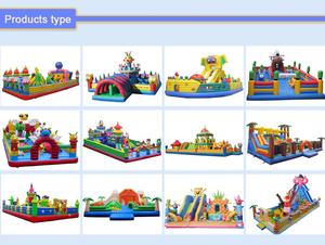 Lớn ngoài trời <span class=keywords><strong>Inflatable</strong></span> lâu đài trẻ em chơi đồ chơi Trampoline với trượt bouncy Hồ bơi bơm hơi Chủ Đề Công viên giải trí thiết bị - Product Image 5