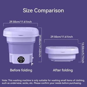 New Electric Portable Washer and Dryer Small Foldable <b>Mini</b> Washing Machine for Baby Clothes - Product Image 6
