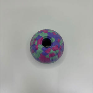 Fabrika toptan dayanıklı EVA 7cm evcil hayvan topu klasik tasarım köpekler oyuncak agresif diş temizleme küçük hayvanlar sürdürülebilir içi boş - Product Image 3