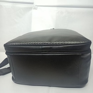 Boshiho Carbon Fiber <b>Backpack</b> Genuine Leather <b>Big</b> <b>Backpack</b> Purse for Men - Product Image 6