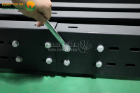 Supports de montage solaire OEM ZAM pour abris de voiture, supports de montage solaire en acier au carbone pour abris de voiture, supports de montage solaire photovoltaïque pour abris de voiture
