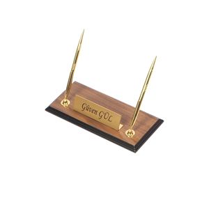 Ensemble <span class=keywords><strong>de</strong></span> bureau en bois et cuir <span class=keywords><strong>de</strong></span> luxe <span class=keywords><strong>Prestige</strong></span>, 8 pièces, organisateur <span class=keywords><strong>de</strong></span> bureau et accessoires, y compris un tapis <span class=keywords><strong>de</strong></span> bureau, pour la maison ou le bureau - Product Image 4