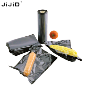JIJID Textured Embossed Black Clear Vacuum Bags Food <strong>Saver</strong> Vacuum Sealer Rolls Custom Food Bag Food Vacuum Storage Bags - Product Image 6