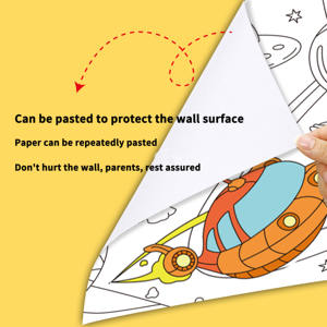 Unisex DIY boyama yapışkan boyama kağıdı çizim oyuncak seti yaş aralığı 2 ila 4 yıl ve 5 ila 7 yıl eğitim boyama oyuncaklar - Product Image 3