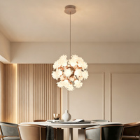 Plafonnier LED floral, lampe florale, 3 couleurs réglables, pour projets résidentiels et commerciaux