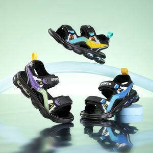 Cema Pantoufles ouvertes personnalisables pour garçons Sandales d'extérieur souples respirantes avec semelle souple antidérapante pour le printemps - Product Image 4