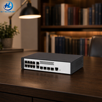 Switch de Red Administrado Gigabit Ethernet de 8 Puertos 5735S-L8T4S-A1 con 4 Puertos de Enlace Ascendente SFP 4xGE, Unidad de Montaje en Rack para Empresas