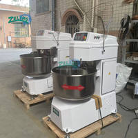 Amasadora Espiral Industrial de 50 kg, Mezcladora de Masa Comercial, Máquina para Amasar Masa para Panadería, Equipo para Hacer Pan, Pizza y Pasteles