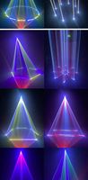 Projecteur laser RGB 5W Bluetooth APP ILDA DMX pour animation, logo, faisceau, texte 3D, scène, DJ, discothèque, mariage