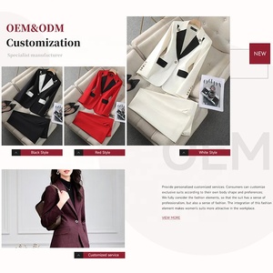 Abito professionale da uomo e <span class=keywords><strong>donna</strong></span> 4S Sales Manager abbigliamento formale Catering Hotel Front Desk da lavoro uniforme pantaloni da smoking - Product Image 6