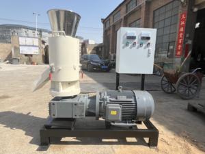 Molino de pellets de combustible de aserrín de madera de alta productividad 400-600 Kg/H, troquel plano, máquina automática de fabricación de pellets de madera de biomasa, cáscara de arroz - Product Image 4