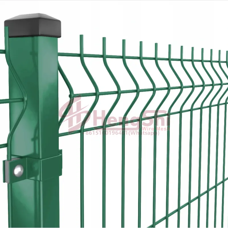 Green Color 1.8mx2.5m Galvanized Iron Wire Mesh Fence Welded for Perimeter Wall and Garden