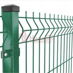 Зеленый цвет 1,8 м x 2,5 м Оцинкованная железная проволочная сетка Забор сварной для периметра стены и сада
