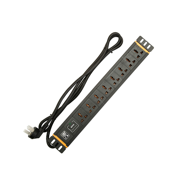 Industrial Power Distribution Unit Universal Style 10A 16A 8 Outlets Made Copper Aluminum Alloy for Network Server Rack Data