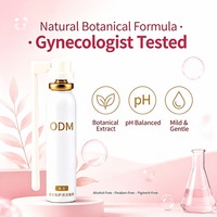 Mousse nettoyante intime antibactérienne OEM/ODM pour femmes avec applicateur intégré, personnalisable, spray vaginal, usine de soins intimes