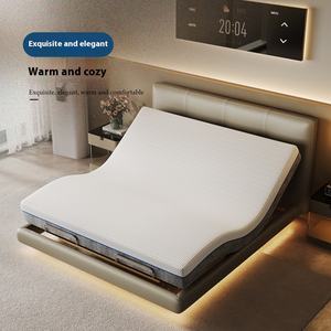 <span class=keywords><strong>Letto</strong></span> <span class=keywords><strong>Matrimoniale</strong></span> di Lusso Regolabile con Testiera e Pediera Inclinabili, <span class=keywords><strong>Letto</strong></span> King Size Smart con Luce Notturna - Product Image 2