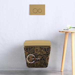 Inodoro suspendido de nuevo diseño, de cerámica moderna de alta calidad, para baño, venta al por mayor. - Product Image 3