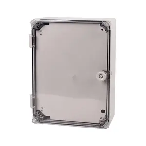 SAIPWELL 400*300*160 Outdoor IP65 Clear Cover Waterproof Hinged Plastic Enclosure