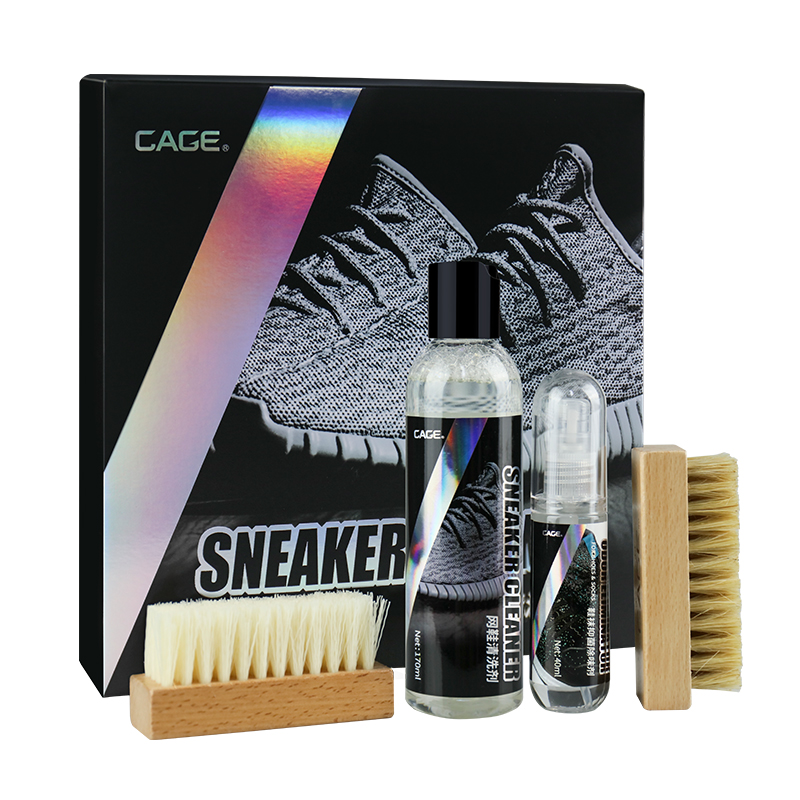 Factory Supply Private Label Sneaker Cleaner Kit Met Deodorizer Borstels En Microfiber Handdoek