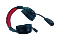 Shiling headphone Gamer, headphone telinga biru nirkabel 2.4G bisa dilipat skalabel buatan pabrik
