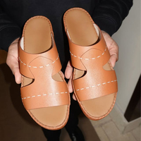 Sandales arabes SHIKOL pour hommes – Claquettes d'été en cuir pleine fleur de qualité supérieure, personnalisables, pour la marche quotidienne au Moyen-Orient – Vente en gros