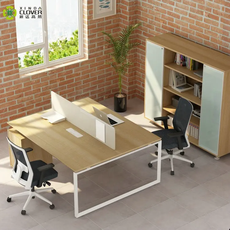 Mobili da ufficio all'ingrosso compensato tavolo da ufficio combinare scrivania moderna da ufficio