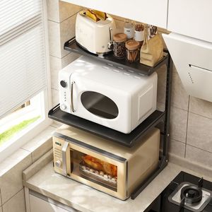 <span class=keywords><strong>Support</strong></span> de rangement rétractable en acier pour cuisine et salle de bain <span class=keywords><strong>support</strong></span> mural pour four de comptoir et micro-ondes cuiseur <span class=keywords><strong>à</strong></span> riz pot porte-épices - Product Image 3