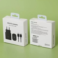 Chargeur rapide pour Samsung Galaxy S25 S24 S23 A53 Ultra, adaptateur USB-C super rapide, charge rapide Type-C 25W, prise de charge rapide C