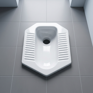 Vistaar-Toilette élégante en céramique, WC oriental bon marché, design diamant, articles sanitaires du Vietnam et de la Thaïlande - Product Image 4