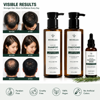 Ensemble Shampooing et Après-Shampooing Capillaire Herbal à la Biotine et au Romarin pour la Croissance des Cheveux, Anti-Chute, Épaississant, Soin Capillaire pour Hommes et Femmes, Traitement du Cuir Chevelu, OEM