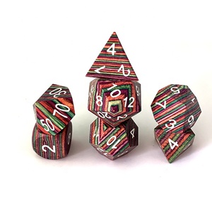 DND-Juego de dados de madera, 7 unidades - Product Image 3