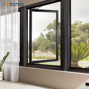 Fenêtres de maison en aluminium certifiées NFRC, système insonorisant, fenêtres <span class=keywords><strong>à</strong></span> battants pivotants avec moustiquaire - Product Image 5