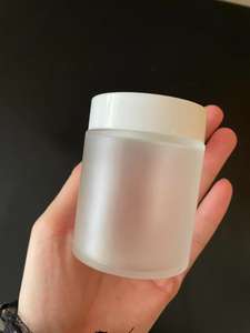 Barattoli in Vetro Trasparente da 1oz con Coperchio Bianco per Crema, Lozione, <span class=keywords><strong>Lavanda</strong></span> 20g 1 oz 2oz 30ml 50g 100g, <span class=keywords><strong>Vasetto</strong></span> Rotondo in Vetro Satinato per Cura dei Capelli - Product Image 4