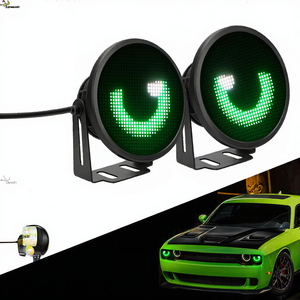 Luces Antiniebla LED Dinámicas con Ojos de Ángel, Lámpara Ambiental RGB, Control por Aplicación, Accesorio de Luz para Automóvil, Modificación DIY - Product Image 3