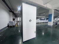 Armoire de stockage d'énergie LiFePO4 de qualité A 261 kWh, système de stockage de batterie solaire tout-en-un refroidi par air pour usage commercial et industriel