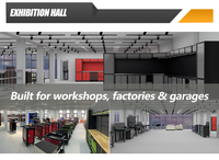 Sistema de Almacenamiento Modular Industrial para Taller, Gabinete de Herramientas de Acero Laminado en Frío Personalizado OEM, Estilo Europeo Moderno, 3 Años de Garantía