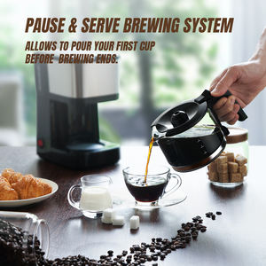 <span class=keywords><strong>Cafetière</strong></span> <span class=keywords><strong>compacte</strong></span> programmable avec capacité de 5 tasses <span class=keywords><strong>Cafetière</strong></span> intelligente goutte à goutte - Product Image 2