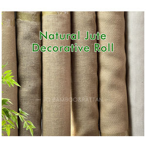 Rotolo di rivestimento in juta naturale per armadio e decorazione d'interni eco-friendly materiale di superficie dalla fabbrica della cina - Product Image 1