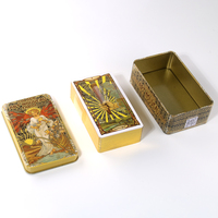 Tarot personnalisé de 78 cartes de tarot, cartes de Tarot avec bord doré à haute brillance
