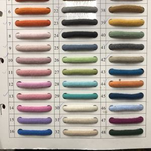 Cordons de serrage en polyester/coton de 6 mm, 88 couleurs, pour vêtements, sweats à capuche, cordon de taille, 32 brins - Product Image 2