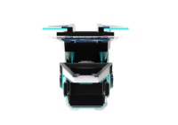 Simulador de Vuelo VR 9D con Cabina de 360 Grados, Experiencia de Vuelo con Movimiento, Simulador VR 360 para Interiores/Exteriores, Equipo MR de Metal/Acero