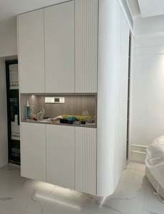 ตู้เก็บรองเท้าไม้ขนาดใหญ่ทันสมัย ผลิตตามสั่งจากโรงงาน เฟอร์นิเจอร์ห้องนั่งเล่นสำหรับใช้ในบ้าน - Product Image 3