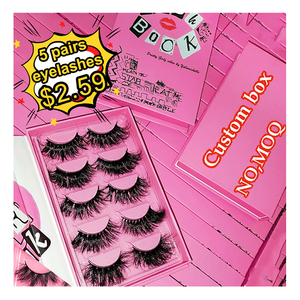 Pestañas Postizas de Mink 3D de Alta Calidad, Cómodas, Pestañas de Seda 3D Hechas a Mano, Pestañas Postizas Dramáticas Personalizadas - Product Image 5