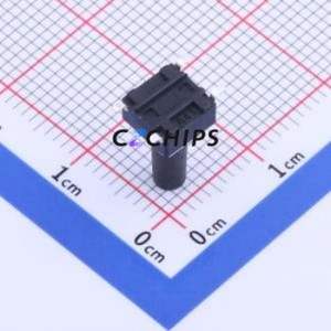 TS6612TP Tactile Switch SMD-4P,6x6mm Switch Single Pole Single Throw Round Button 2.5N Vertical Mount - Product Image 2